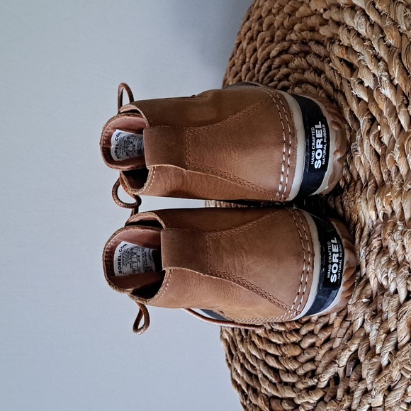 Sorel‎ Womens Out And About Brown Nubuck Suede Ankle Rain/Winter Duck Boots S-7 - Picture 5 of 9